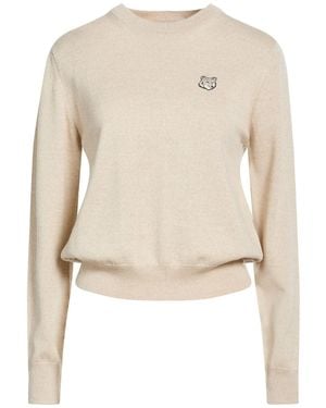 Maison Kitsuné Jumper Wool - Natural