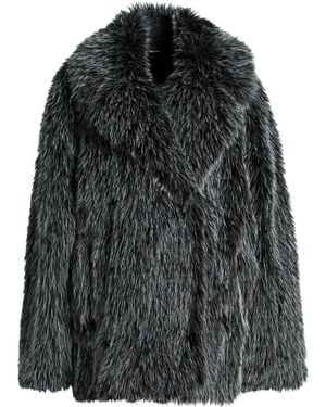 MICHAEL Michael Kors Shearling- & Kunstfell - Schwarz