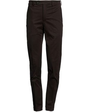 Incotex By Slowear Charcoal Pants Cotton, Elastane - Black