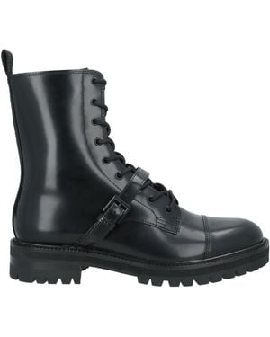 Versace Ankle Boots Leather - Black