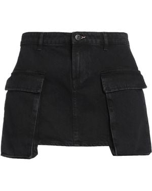 3x1 Denim Skirt - Black