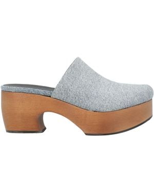 Grifoni Mules & Clogs Textile Fibers - White