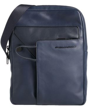 Piquadro Cross-Body Bag Cow Leather, Eva (Ethylene - Blue