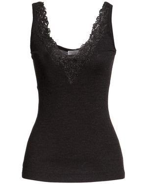 Brunello Cucinelli Tank Top Wool - Black