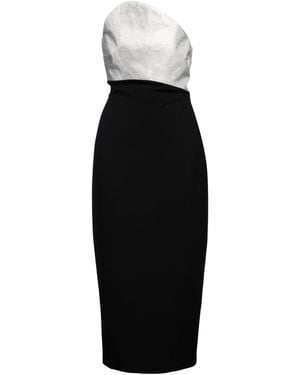 Roland Mouret Midi Dress - Black