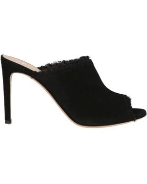 Giuseppe Zanotti Sandals Leather, Textile Fibers - Black