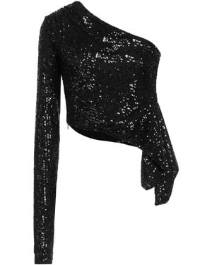 Pinko Top Polyester, Elastane - Black