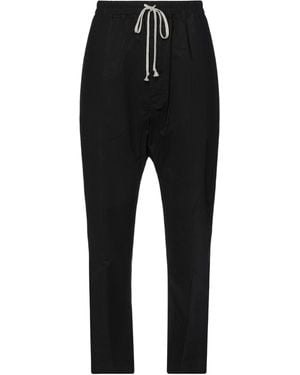 Rick Owens Pants Cotton - Black