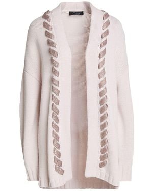 Clips Cardigan Wool, Acrylic, Polyester - Pink