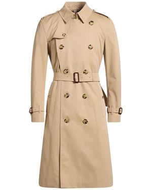 Burberry Overcoat & Trench Coat Organic Cotton - Natural