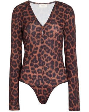 ViCOLO Dark Bodysuit Polyester, Elastane - Brown