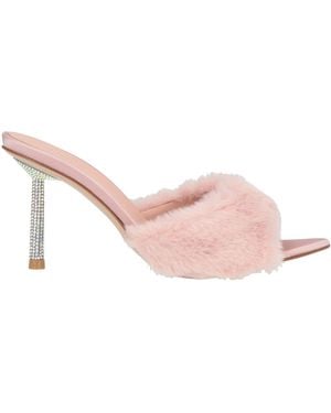 Le Silla Sandals Leather, Textile Fibers - Pink