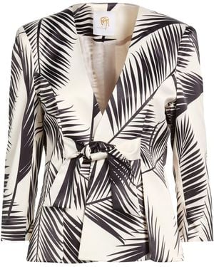 Gai Mattiolo Blazer Polyester, Elastane - Black