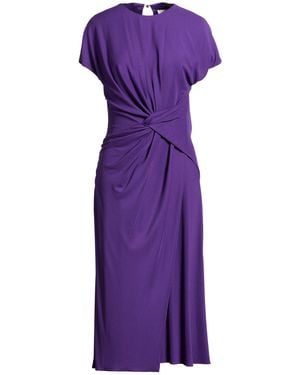 Lanvin Midi Dress Viscose, Elastane - Purple