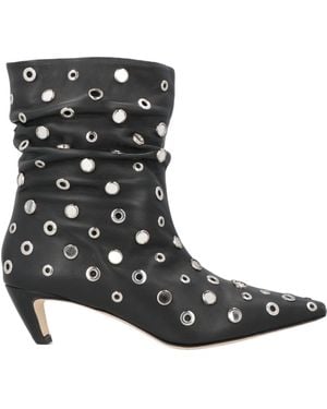 ショートブーツ・ブーティ MSGM Woman Flat ankle boots Black 3541MDS274921 99 ブラック（黒）系 27cm以上 MSGM(エムエスジイエム) ショート