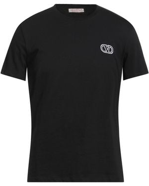 Valentino Garavani T-Shirt Cotton, Polyester - Black
