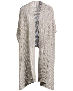 Agnona Cape Silk, Cotton - Grey