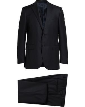 ZEGNA Midnight Suit Wool - Black