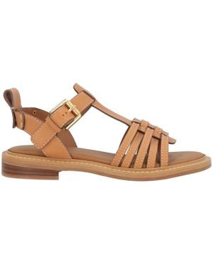 See By Chloé Camel Sandals Calfskin - Brown