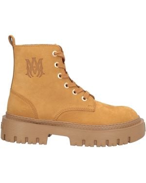 Amiri Camel Ankle Boots Leather - Brown