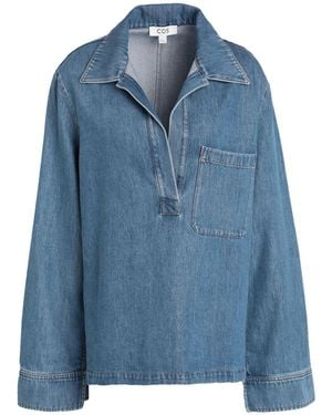 COS Camisa vaquera - Azul