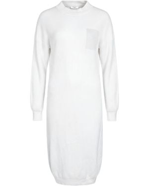 Peserico Midi-Kleid - Weiß