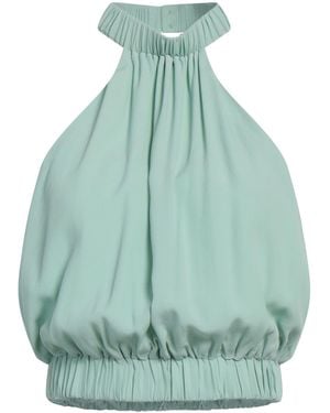 FEDERICA TOSI Top Silk, Acetate - Blue