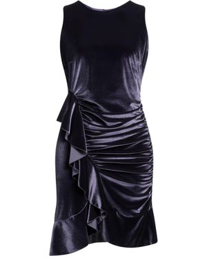 Nora Barth Mini Dress Polyester, Viscose, Elastane - Blue