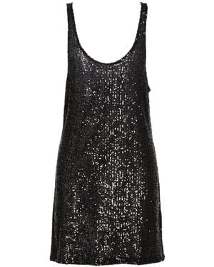 In the mood for love Mini Dress Polyester - Black