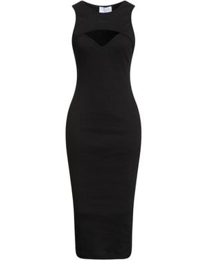 Gaelle Paris Midi Dress Polyester, Elastane - Black