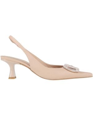 Zinda Court Shoes Leather - Natural