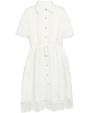Max & Moi Midi Dress - White
