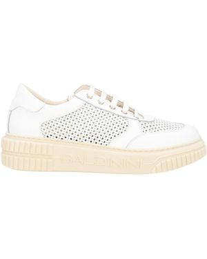 Baldinini Trainers Calfskin - White