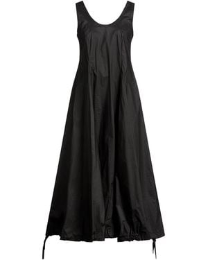 Masnada Midi Dress Cotton, Polyurethane - Black