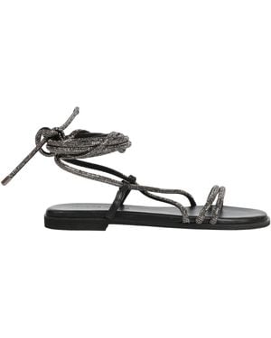 Tsakiris Mallas Sandals Leather - White