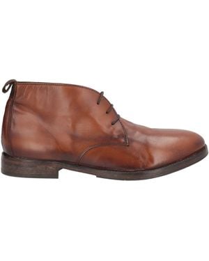 Moma Tan Ankle Boots Leather - Brown