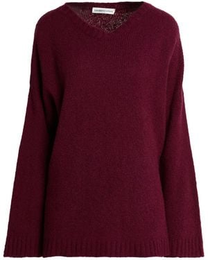 Lamberto Losani Burgundy Sweater Wool, Cashmere, Polyamide - Purple