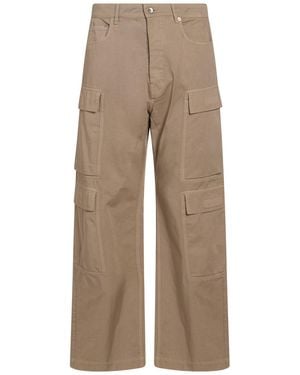 Rick Owens Trousers Cotton - Natural