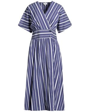 Woolrich Midi Dress Cotton, Polyester, Elastane - Blue