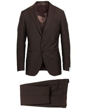 Caruso Suit Wool, Mohair Wool - Black