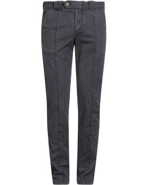 Barba Napoli Midnight Trousers Cotton, Elastane - Grey