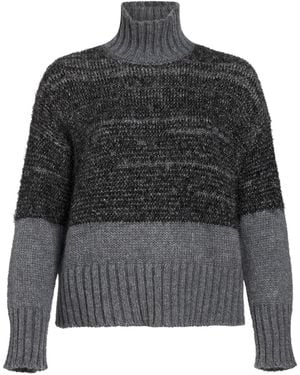 Alpha Studio Turtleneck Polyamide, Acrylic, Wool, Viscose - Grey