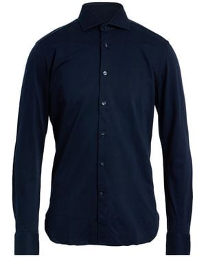 Caliban Midnight Shirt Cotton - Blue