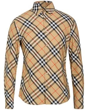 Burberry Shirt Cotton - Gray
