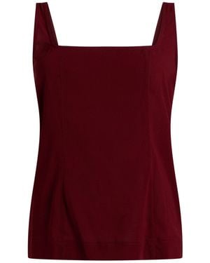 Strenesse Top Silk, Elastane - Red