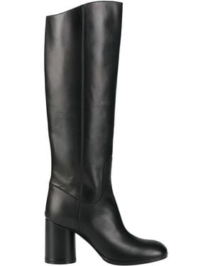 Casadei Boot Leather - Black