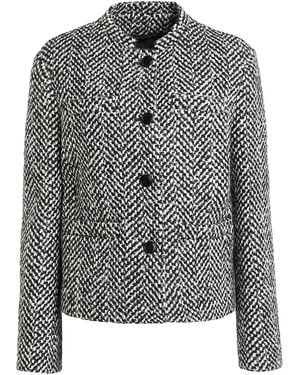 Ermanno Scervino Jacket Wool, Acrylic, Polyester, Alpaca Wool, Polyamide - Gray