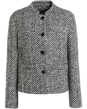 Ermanno Scervino Jacket Wool, Acrylic, Polyester, Alpaca Wool, Polyamide - Gray