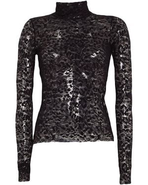 Jucca Top Polyamide, Cotton, Elastane - Black