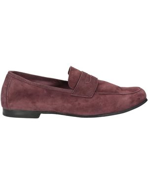 Andrea Ventura Firenze Loafers Leather - Purple